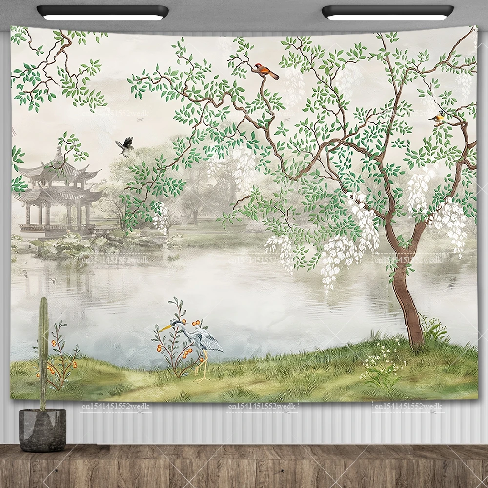 Aquarel Wandtapijt - Afbeelding 2